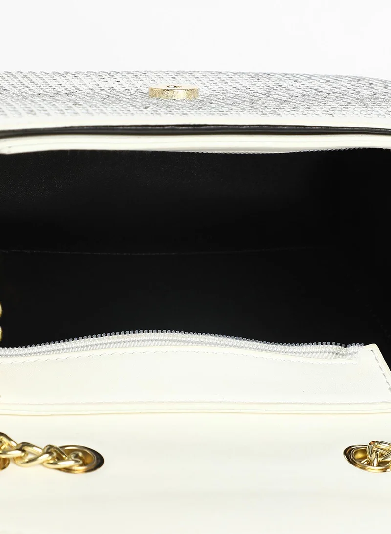 Haute Sauce Women's The Stud Sling Bag - Ivory White