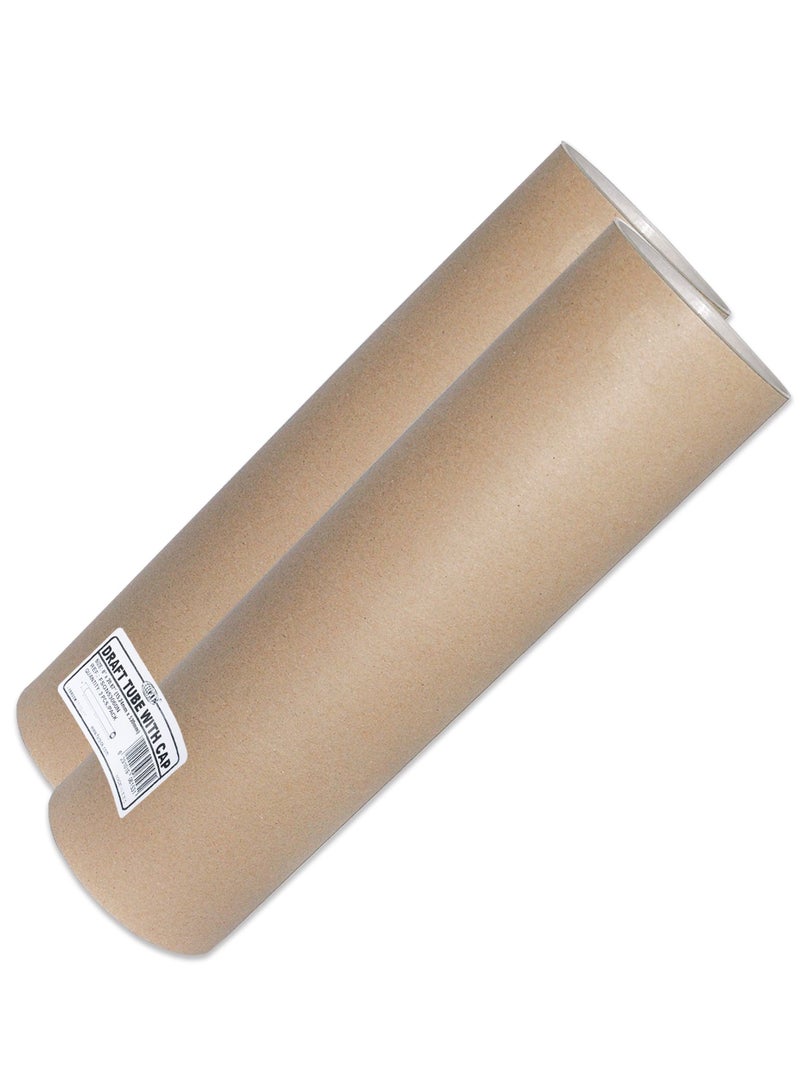 FIS Draft Tube With Cap Size: 6"X530MM Pack of 2 - FSGN53060N-Pack - Image 1