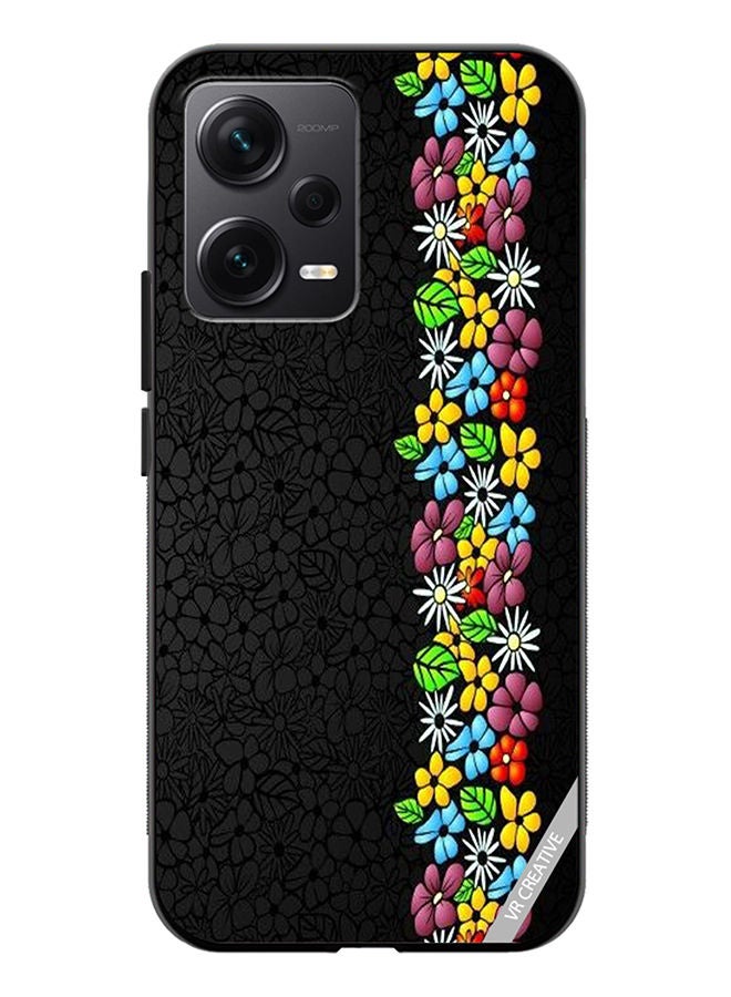 VR CREATIVE Protective Case Cover For Xiaomi Redmi Note 12 Discovery Flower Design Multicolour - Image 1