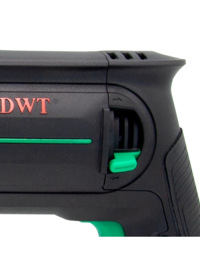 DWT 800W 220-230V Corded Rotary Hammer Drill Black and Green 12.5 x 30 x 41 cm SBHP08-26 BMC - Image 5
