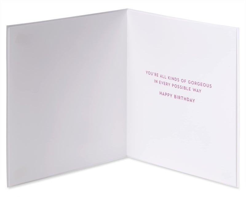 Papyrus Birthday Card for Her - Illustrated by Sandra K Pena (All Kinds of Gorgeous) - Image 2