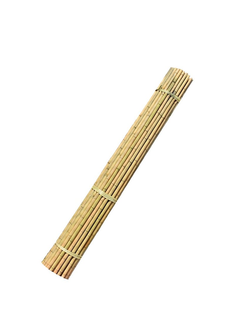 LINGWEI Natural Garden Bamboo Sticks For Indoor and Outdoor Plants Flowers Vine Plants Support Garden Canes Poles Stakes ((120cm)(6pcs))  - Image 2