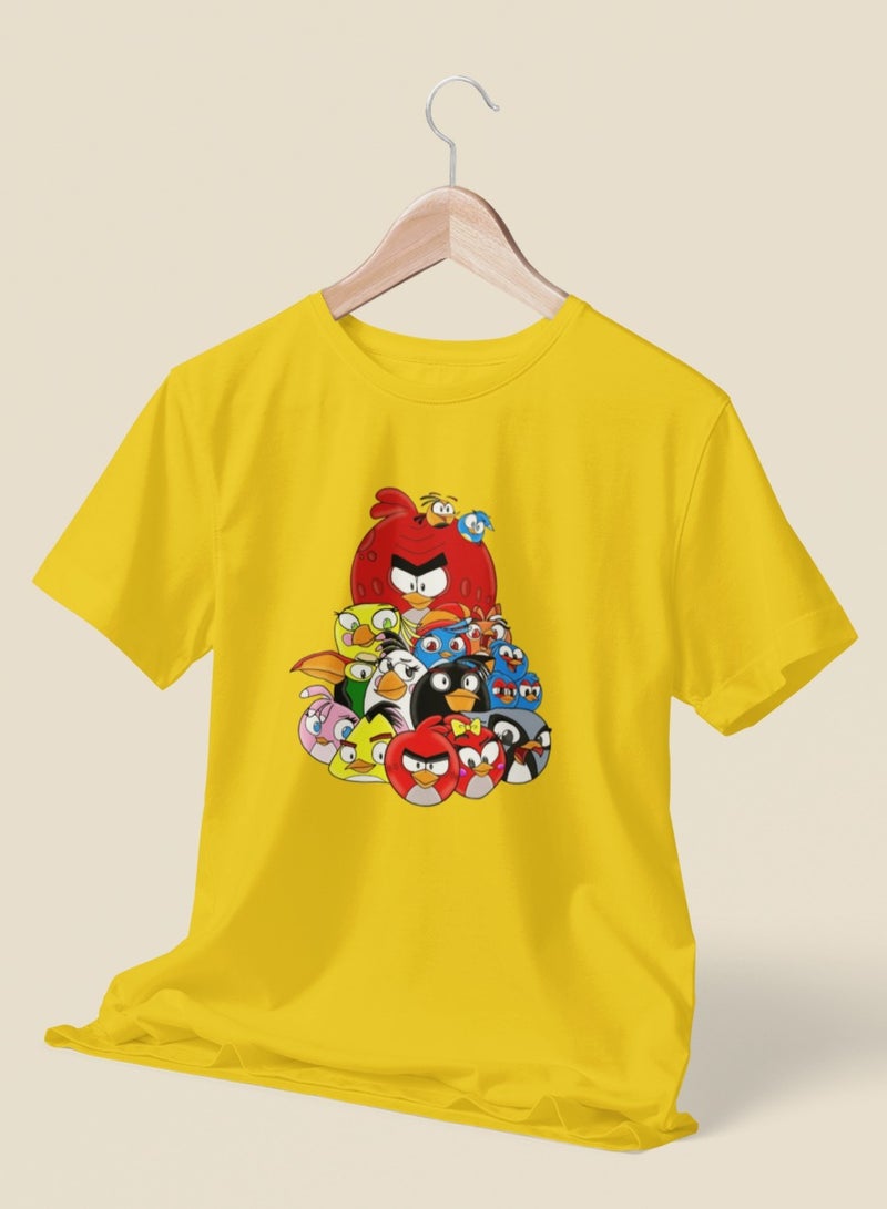 ZOOM Funny Angry Birds Character T-Shirt for Toddlers and Kids 