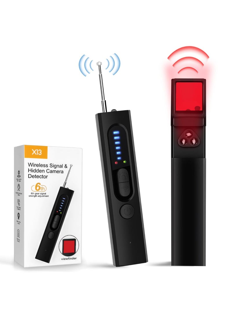 ام سي جي إم سي جي كاشف الكاميرات المخفية HX13 – جهاز محمول لكشف كاميرات التجسس وأجهزة تتبع GPS للاستخدام في الفنادق، السفر، Airbnb، المنزل، المكتب والسيارة (X13) - Image 1