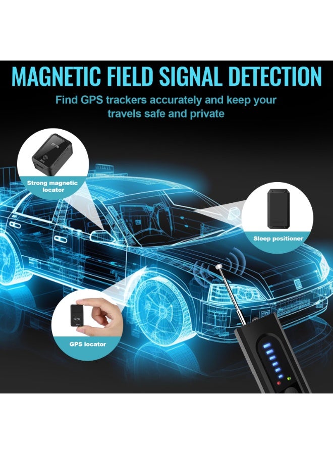 ام سي جي إم سي جي كاشف الكاميرات المخفية HX13 – جهاز محمول لكشف كاميرات التجسس وأجهزة تتبع GPS للاستخدام في الفنادق، السفر، Airbnb، المنزل، المكتب والسيارة (X13) - Image 4