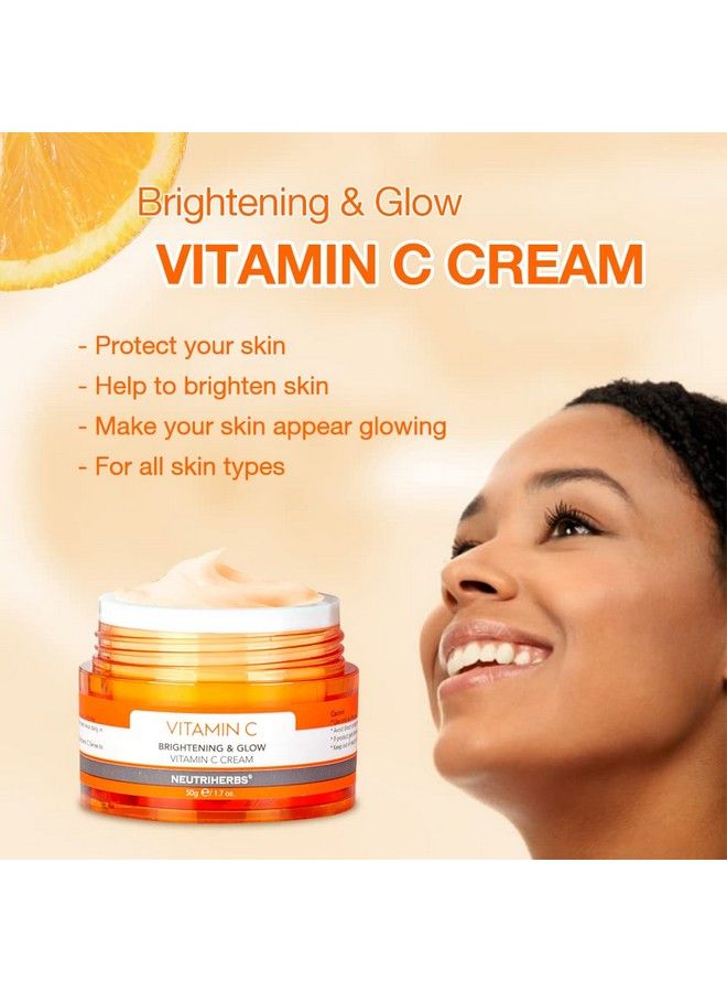NEUTRIHERBS Vitamin C Face Cream Day & Night Cream Facial Moisturizer Moisturizing Softening & Smoothing Skin 17Oz  - Image 5