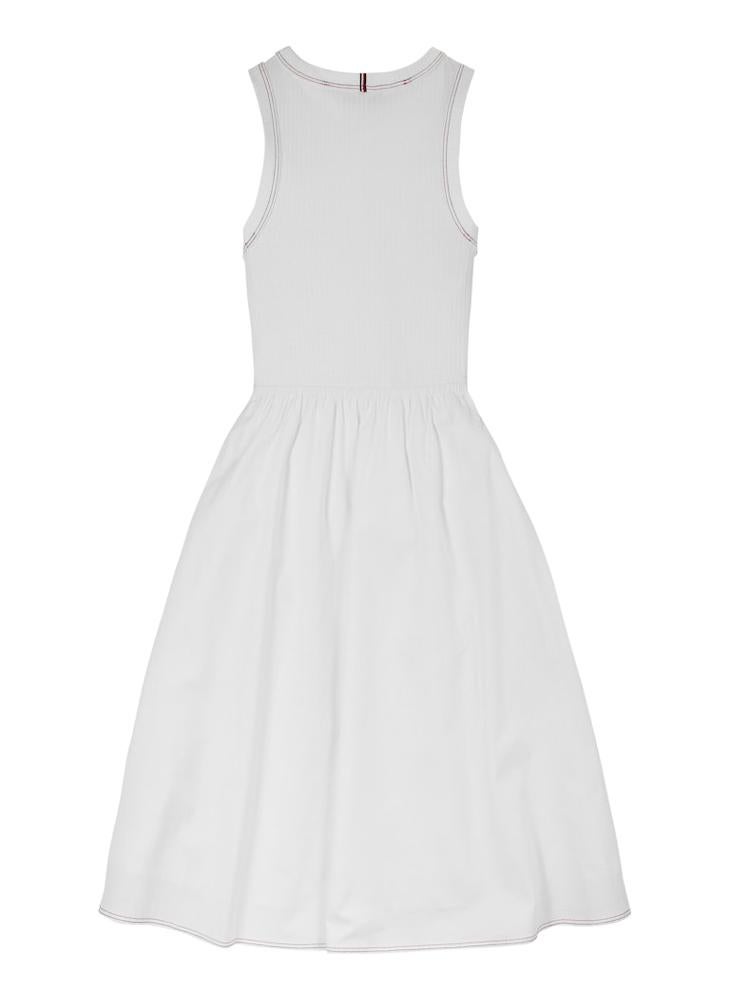 TOMMY HILFIGER Kids Combi Midi Dress  - Image 5
