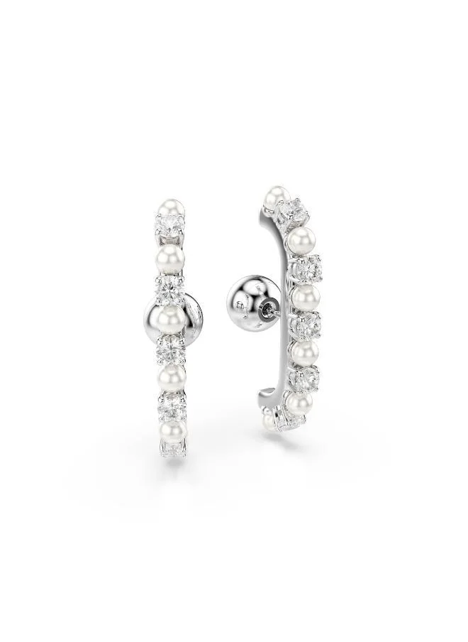 SWAROVSKI Matrix:Ec Set Pearl Cuff Earrings