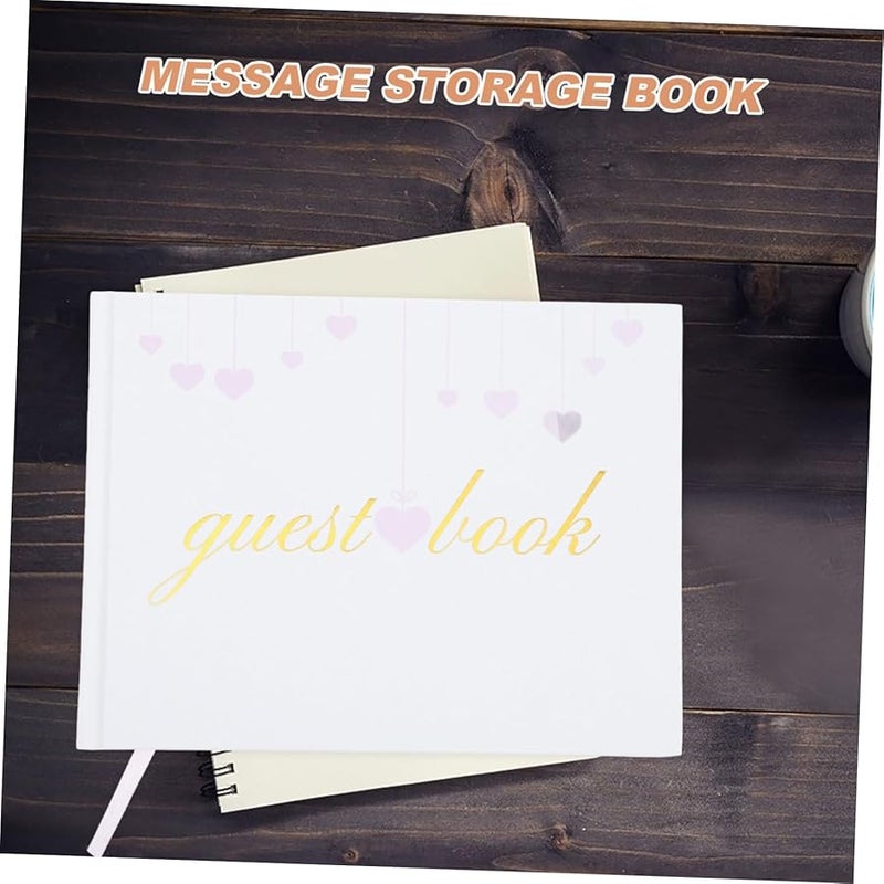 دفتر ضيوف الزفاف الأنيق ألبوم الصور للمناسبات الخاصة وحفلات الاستحمام للعروس وأعياد الميلاد - Image 5