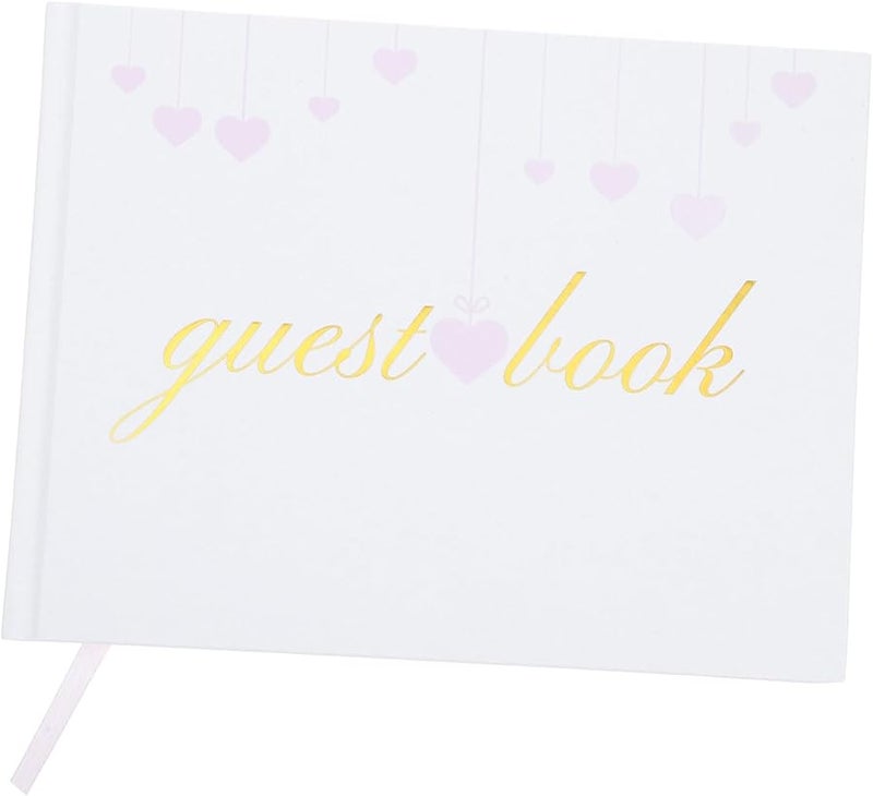 دفتر ضيوف الزفاف الأنيق ألبوم الصور للمناسبات الخاصة وحفلات الاستحمام للعروس وأعياد الميلاد - Image 2