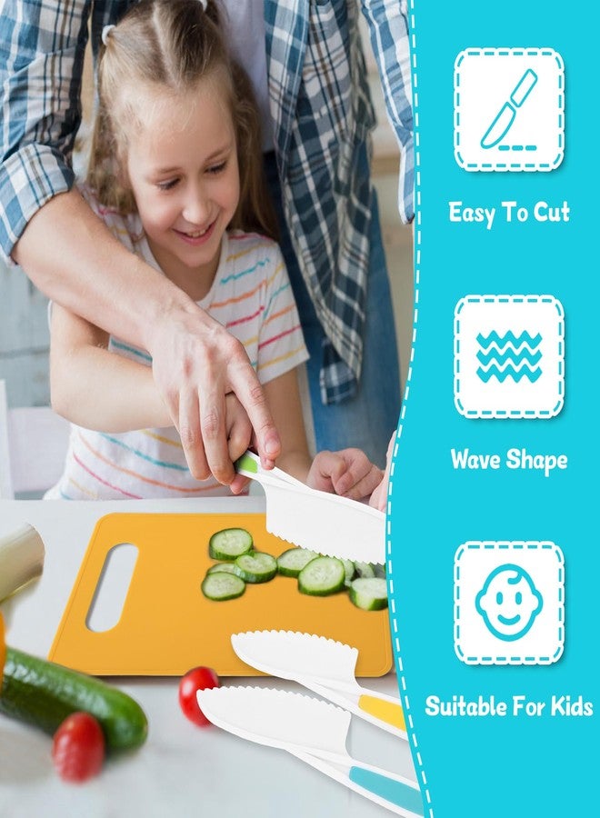 FGASIDYO 16PCS Montessori Kitchen Tools Cookware Baking Toy, Toddler Baking Set for Real Cooking includes 3 Serrated Edges Plastic Toddler Knives, Cutting Board, Y Peeler, Egg Beater, Toddler Food Picks - Image 5