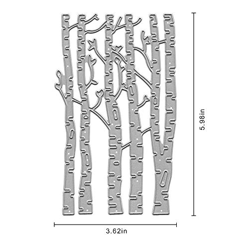 ABTOLS Metal Tree Leaves Cutting Dies,Stump Leaves Die Cuts Embossing Stencils Template Mould for Card Scrapbooking and DIY Craft Album Paper Card Decor - Image 2