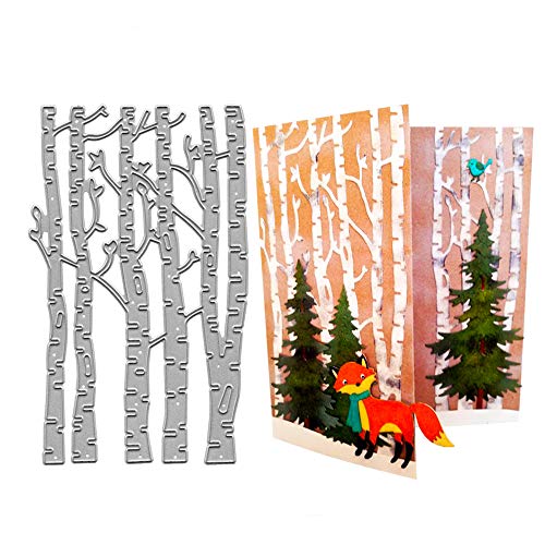 ABTOLS Metal Tree Leaves Cutting Dies,Stump Leaves Die Cuts Embossing Stencils Template Mould for Card Scrapbooking and DIY Craft Album Paper Card Decor - Image 1