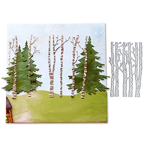 ABTOLS Metal Tree Leaves Cutting Dies,Stump Leaves Die Cuts Embossing Stencils Template Mould for Card Scrapbooking and DIY Craft Album Paper Card Decor - Image 4