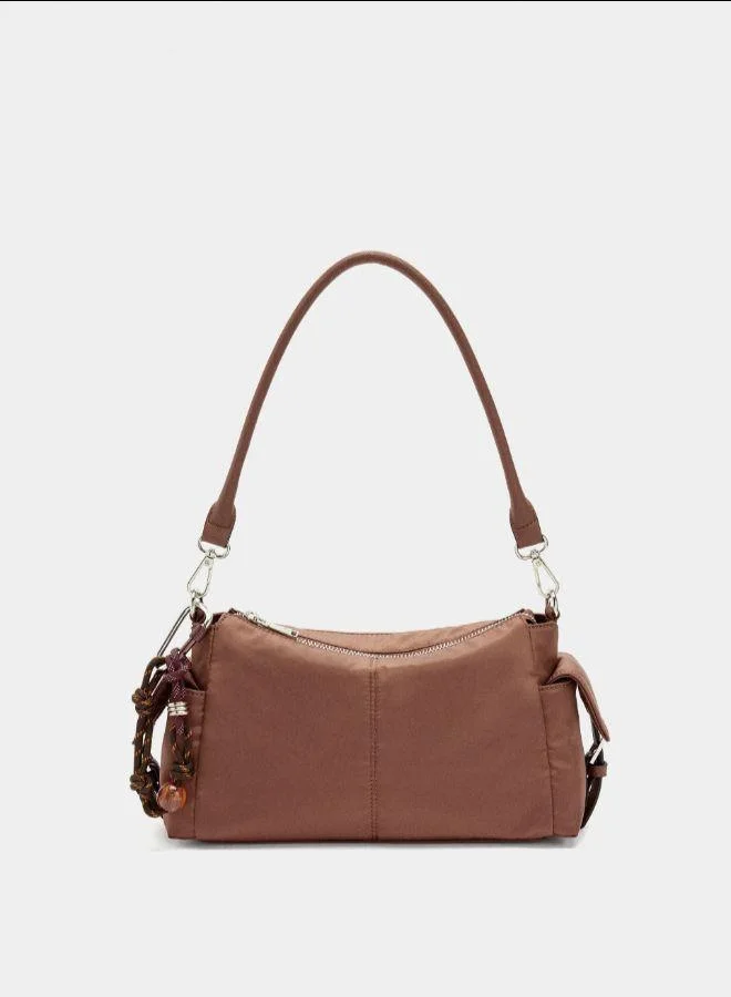 بارفوا حقيبة نايلون كروس بودي مع قلادة