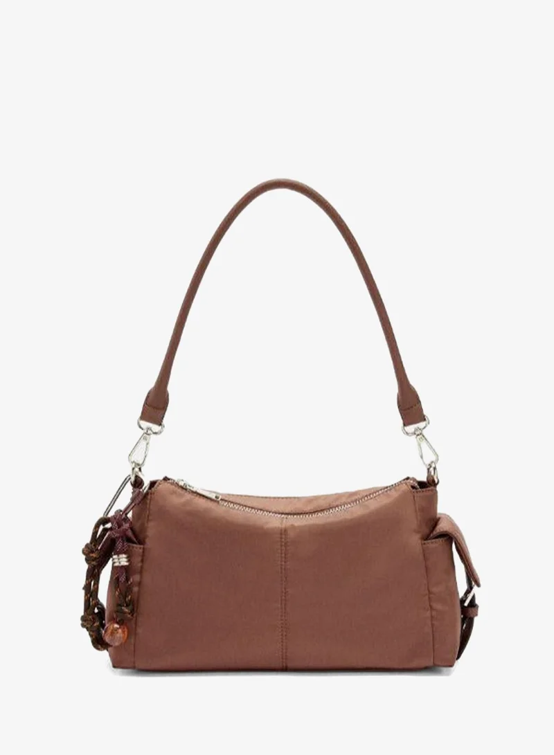 PARFOIS Nylon crossbody bag with pendant