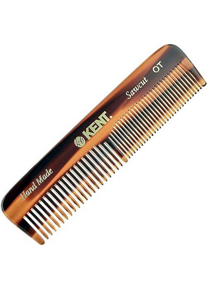 KENT A Ot Small Double Tooth Hair Pocket Comb Fine / Wide Tooth Comb For Hair Beard And Mustache Coarse / Fine Hair Grooming Comb For Men Women And Kids. Saw Cut Hand Polished. Handmade In England - Image 1