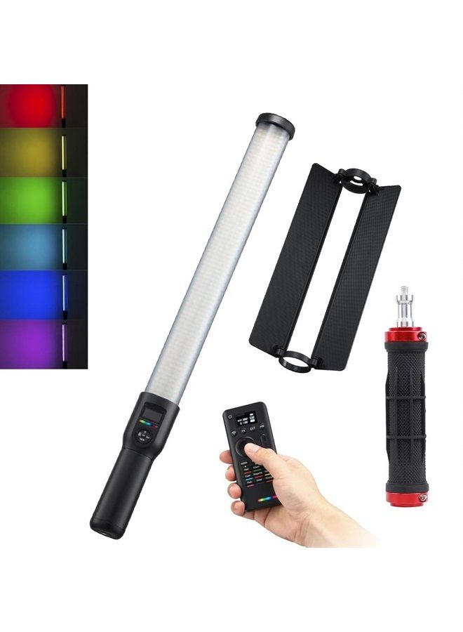 Godox Godox LC500R RGB LED Light Stick, 2500K-8500K Adjustable, 360° Full Color, 14 FX Lighting Effects, CRI 96 TLC I98 Accurate Color, 0-100% Dimmable, Creative Music Mode