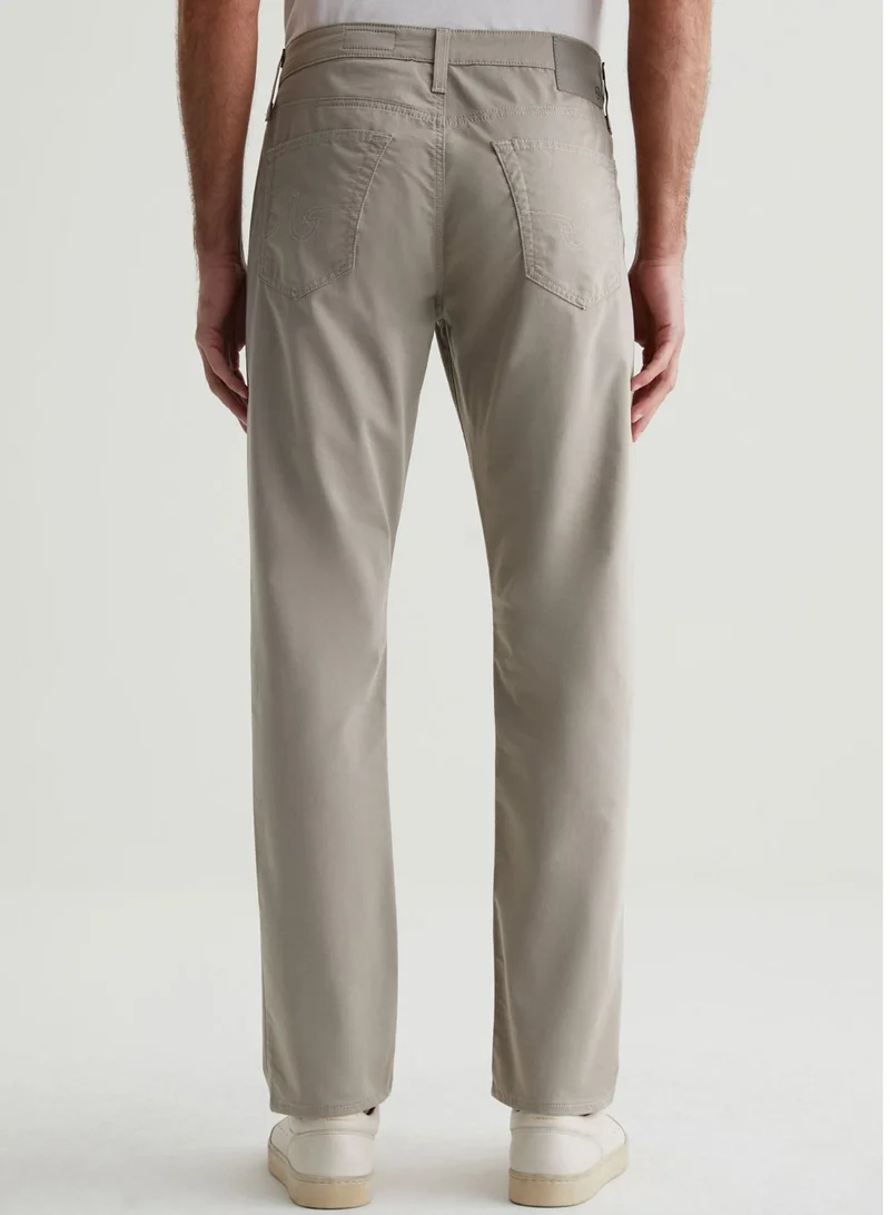 Ag Jeans Premium Straight-Leg Light Stretch Jeans