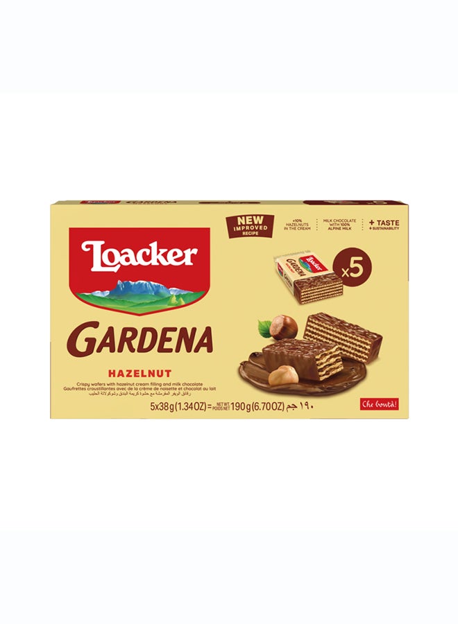 Loacker Gardena 5Pcs 190g Hazelnut