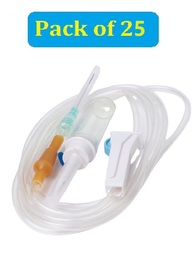 Generic Disposable Infusion IV Set (Pack of 25 Pieces)  - Image 2