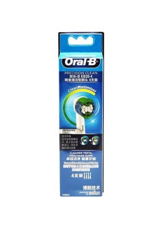 Oral-B Pack Of 4 Precise Clean Brush Heads White/Blue  - Image 2