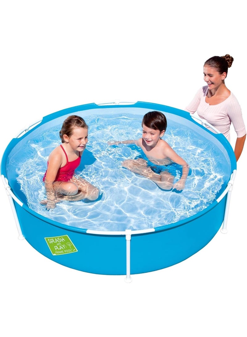 بست واي حوض سباحة دائري للأطفال فوق الأرض، حوض سباحة صغير للأطفال 152×38 سم - Image 1