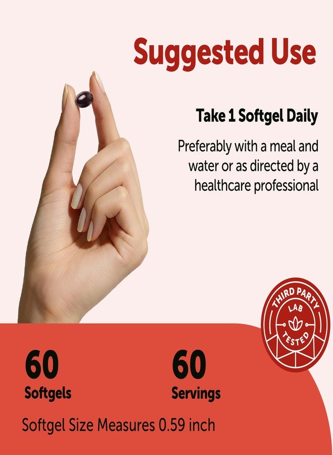 Micro Ingredients Astaxanthin 24mg with MCT Oil, 60 Softgels, 2 Month Supply | Max Strength Astaxanthin Antioxidant Supplements | Fresh Microalgae Source | Non-GMO, Gluten Free, No Soy - Image 4