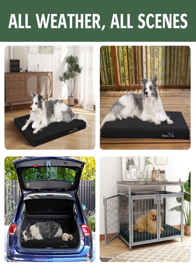 KHONSU PET Outdoor Waterproof Dog Bed Durable Tough Bed - Not Chew Proof (35lb Size M) - Image 4