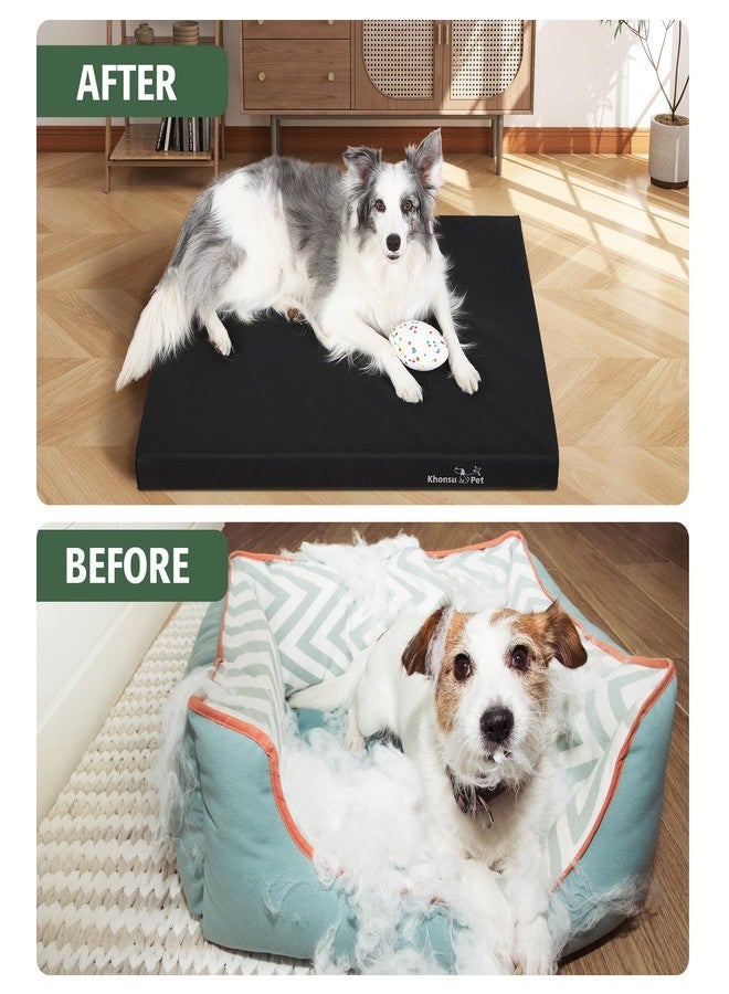 KHONSU PET Outdoor Waterproof Dog Bed Durable Tough Bed - Not Chew Proof (35lb Size M) - Image 2