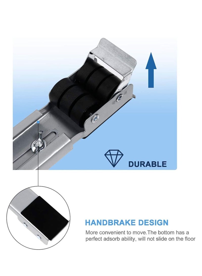 ELTRAZONE Washing Machine Stand with Wheels Adjustable Roller Base Mobile Roller Refrigerator Base Moving Cart for Dryer Fridge Furniture - Image 5