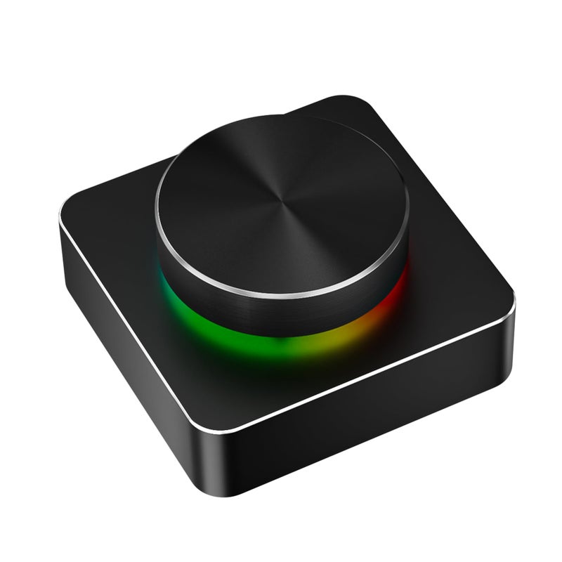 مقبض تحكم الوسائط المتعددة مع إضاءة RGB لضبط الصوت والتوصيل لسطح المكتب والكمبيوتر المحمول - Image 5