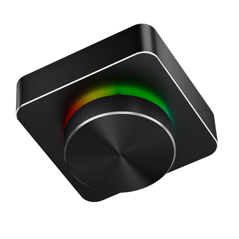 مقبض تحكم الوسائط المتعددة مع إضاءة RGB لضبط الصوت والتوصيل لسطح المكتب والكمبيوتر المحمول - Image 4