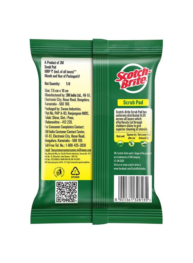 Scotch  Scrub Pad (5) - 4 Sets - Image 2