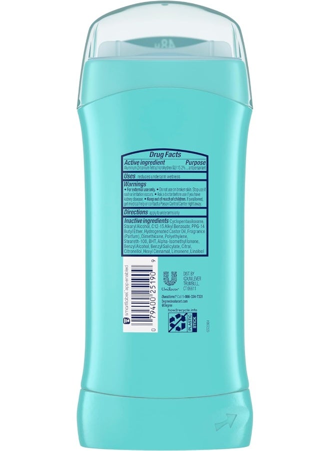 Degree Dry Protection Antiperspirant Deodorant Shower Clean Invisible Solid, 2.6 Ounce (Pack of 6) - Image 2