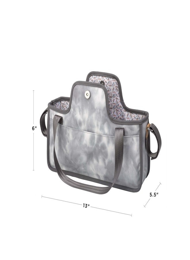 Petunia Pickle Bottom Wander Stroller Caddy | Perfect Baby Caddy to Keep Everything Organized | Multiple Carry Positions - Fits Most Strollers | Smoked Swirl Tie-Dye - Image 3