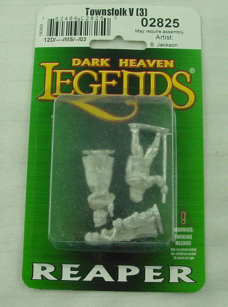 Reaper Townsfolk V (3 Figures) 02825 - Image 1