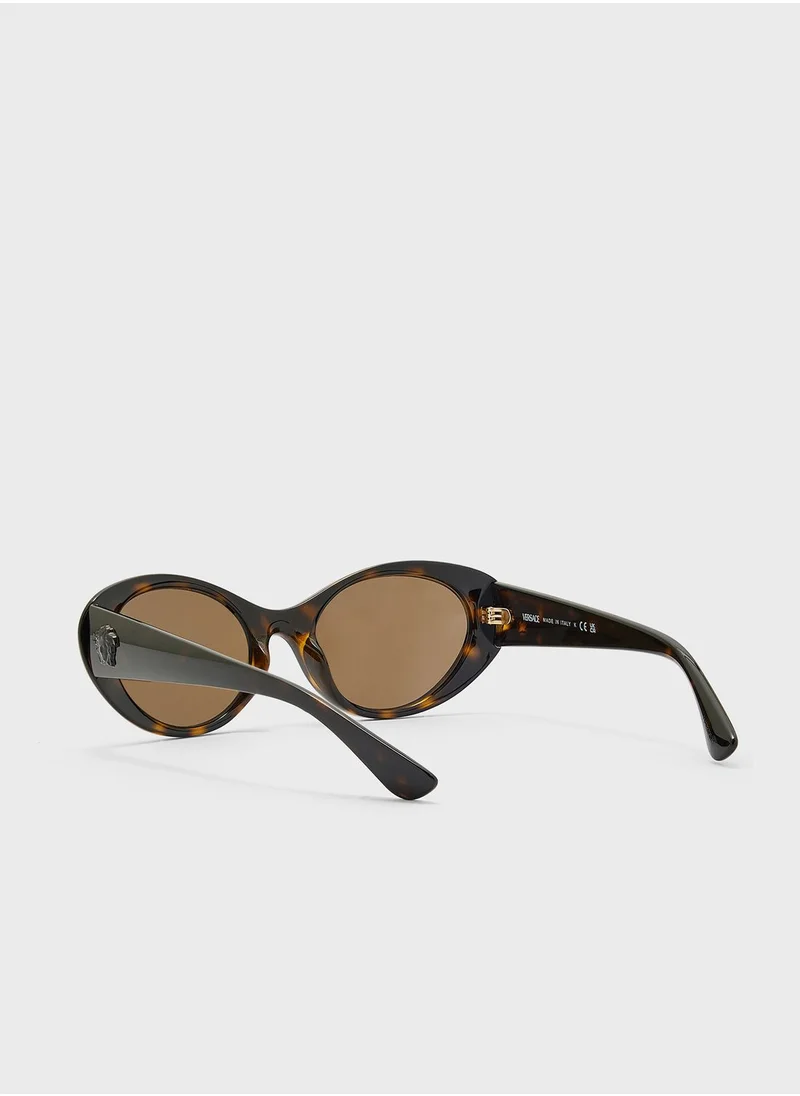 VERSACE 0Ve4455U Shape Sunglasses