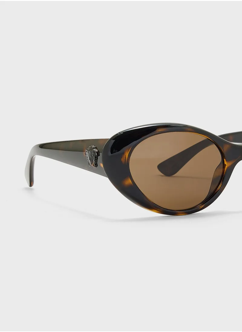 VERSACE 0Ve4455U Shape Sunglasses