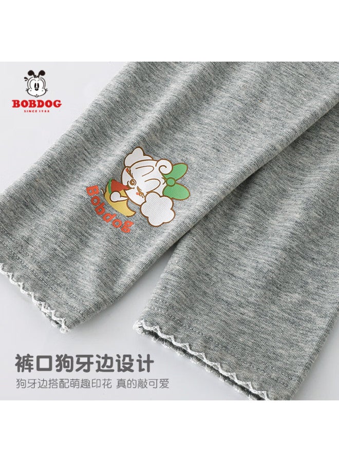 Babu Bean Children'S Leggings Spring And Summer Girls' Pants Little Girls Can Wear Cotton All-Match Long Pants Spring New Pants