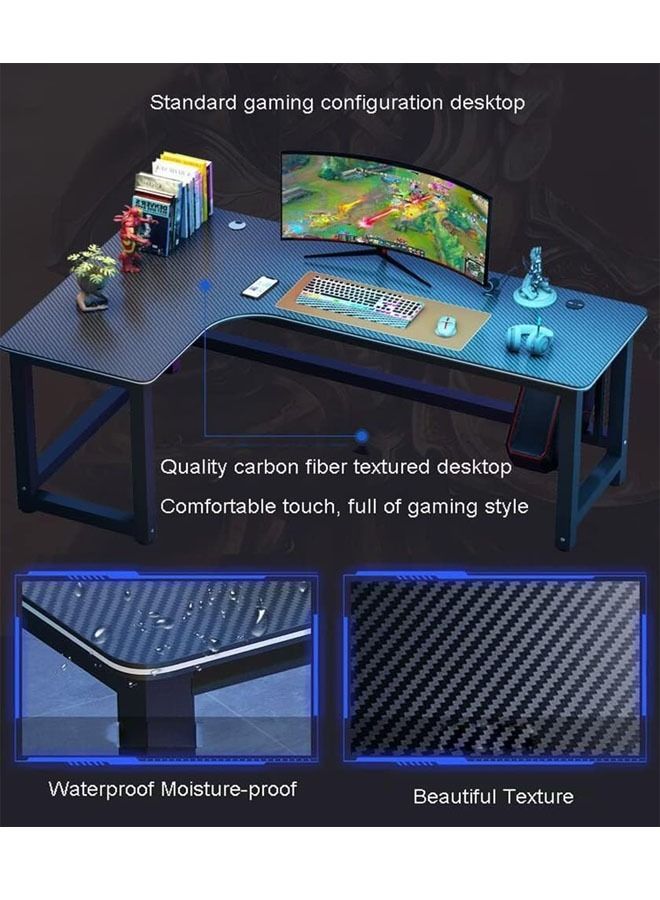 NKX Computer and Multifunction Table Home Office Workstation with Storage Rack 120X100 cm (Right Corner) - Image 3