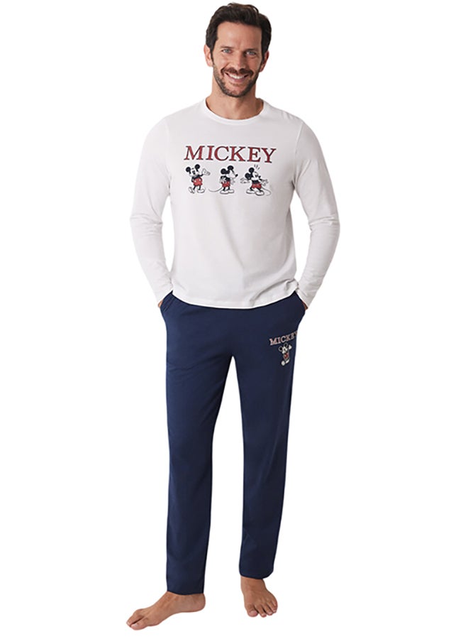 women'secret Mickey Long Pajamas Set  - Image 1