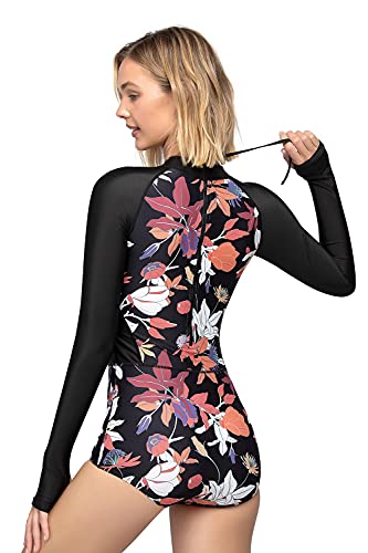 AXESEA Womens Rash Guard UPF 50 Long Sleeve Swim Shirt One Piece Bathing Suit Swimsuit - Image 3
