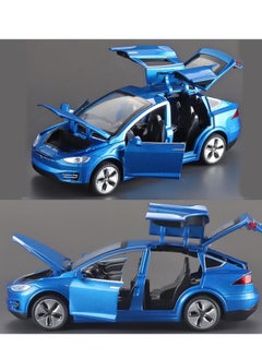 فيوچن بلس لعبة سيارة تيسلا X موديل Diecast مع صوت وضوء 1:22  - Image 2