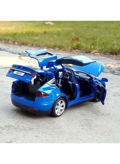 فيوچن بلس لعبة سيارة تيسلا X موديل Diecast مع صوت وضوء 1:22  - Image 5