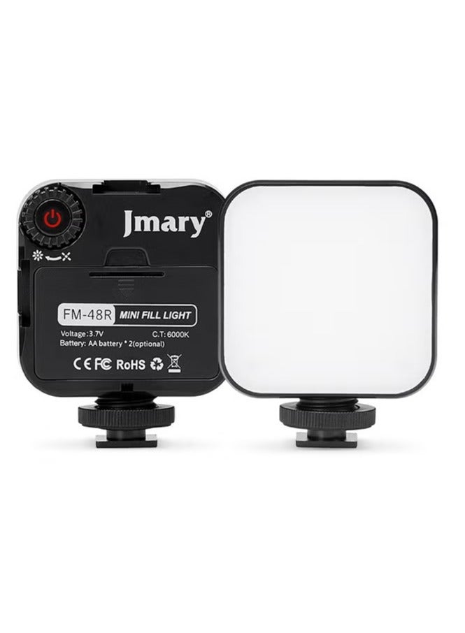 جيه ماري مصباح فيديو صغير محمول Jmary FM-48 أسود - Image 1