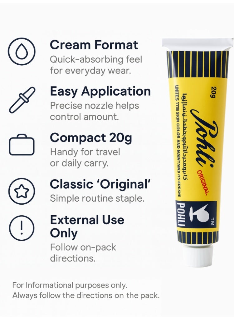 POHLI Skin Whitening Freshness Cream 20g – Brightening Formula for Even Skin Tone, Dark Spot Reduction & Lasting Fresh Glow - Image 3