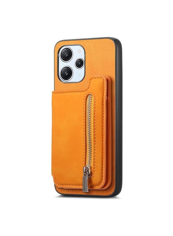 اس-توب جراب خلفي لهاتف Redmi Note 13 4G Retro MagSafe محفظة بسحاب وحقيبة بطاقات - Image 2