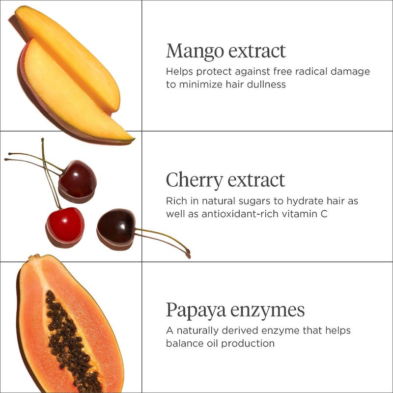 Briogeo Superfoods Mango + Cherry Oil Control & Balancing Conditioner - Image 3