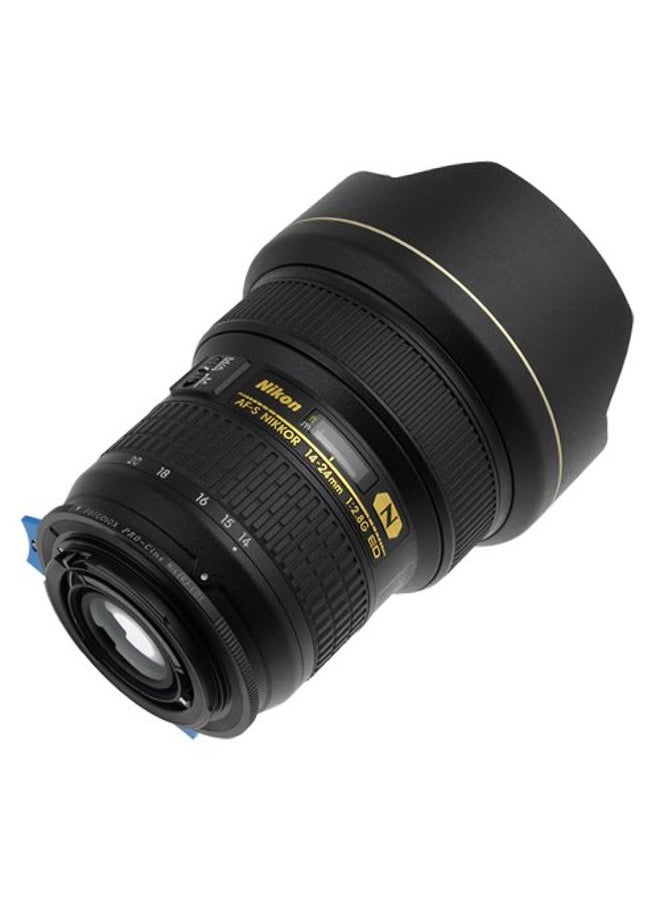 Pro Lens Mount Adapter - Nikon Nikkor F Mount G-Type D/SLR Lens to Canon EOS (EF, EF-S) Mount SLR Camera Body with Built-In Aperture Control Dial Black